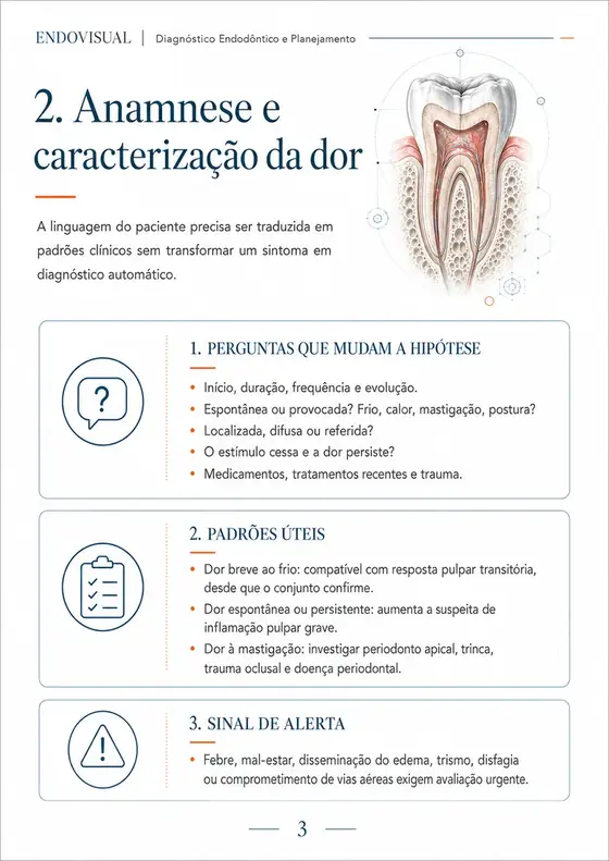 Ficha EndoVisual — Anamnese e caracterização da dor