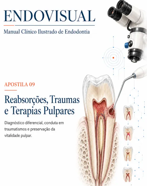 Capa do manual EndoVisual — Reabsorções, Traumas e Terapias Pulpares